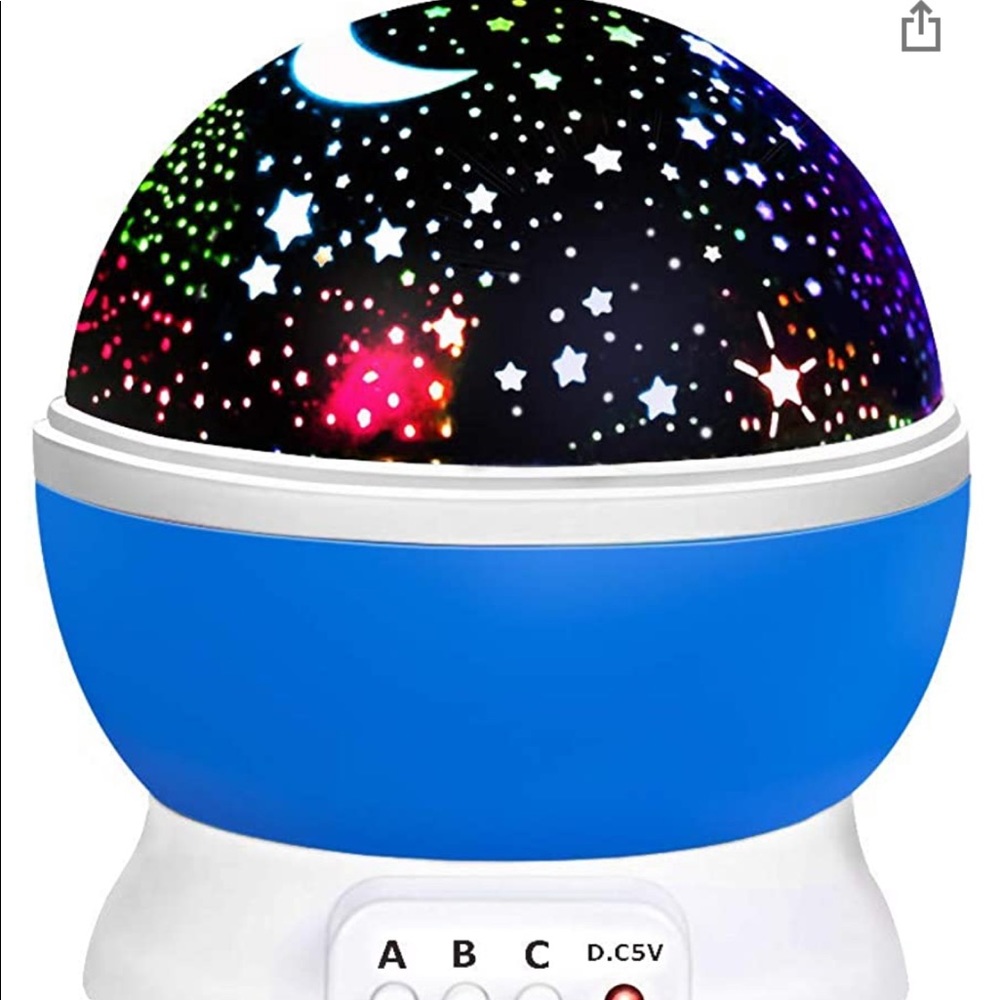 Kids moon and star projector